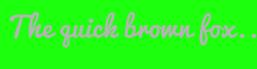 Image with Font Color B4B4B4 and Background Color 1CFF0D
